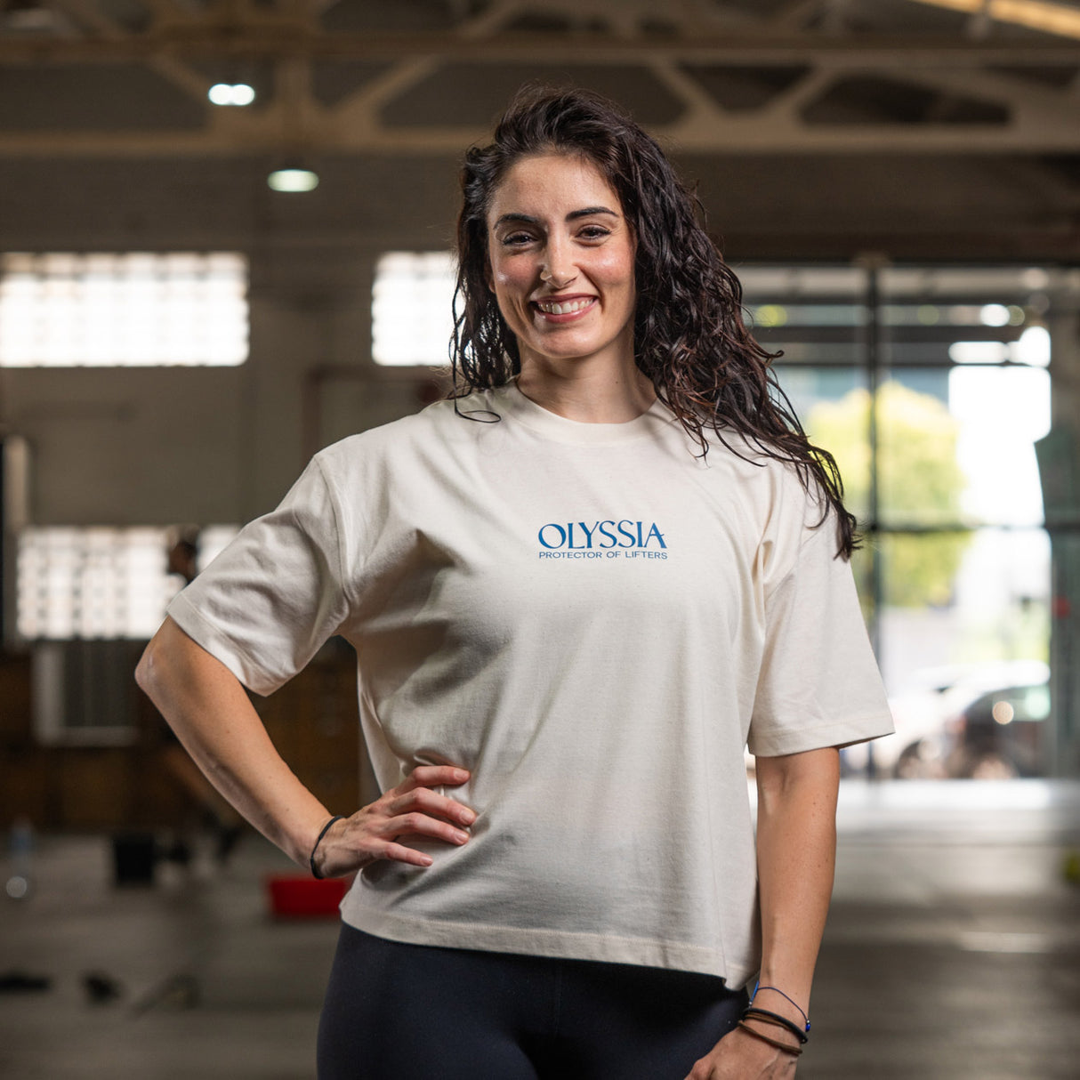 Cocowod ropa crosstraining Camiseta Mujer modelo Olyssia | Cropped Tee