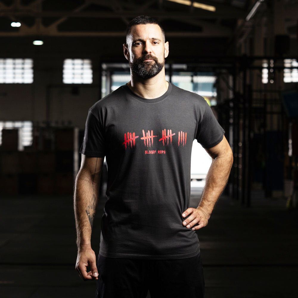 Cocowod ropa crosstraining Camiseta Hombre modelo Bloody Reps | T-Shirt