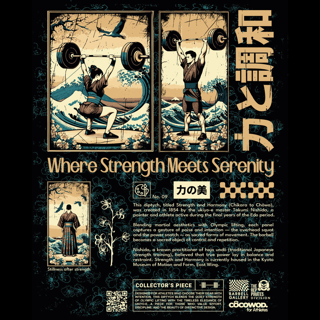 Cocowod ropa crosstraining Camiseta Unisex modelo Serenity | Oversized