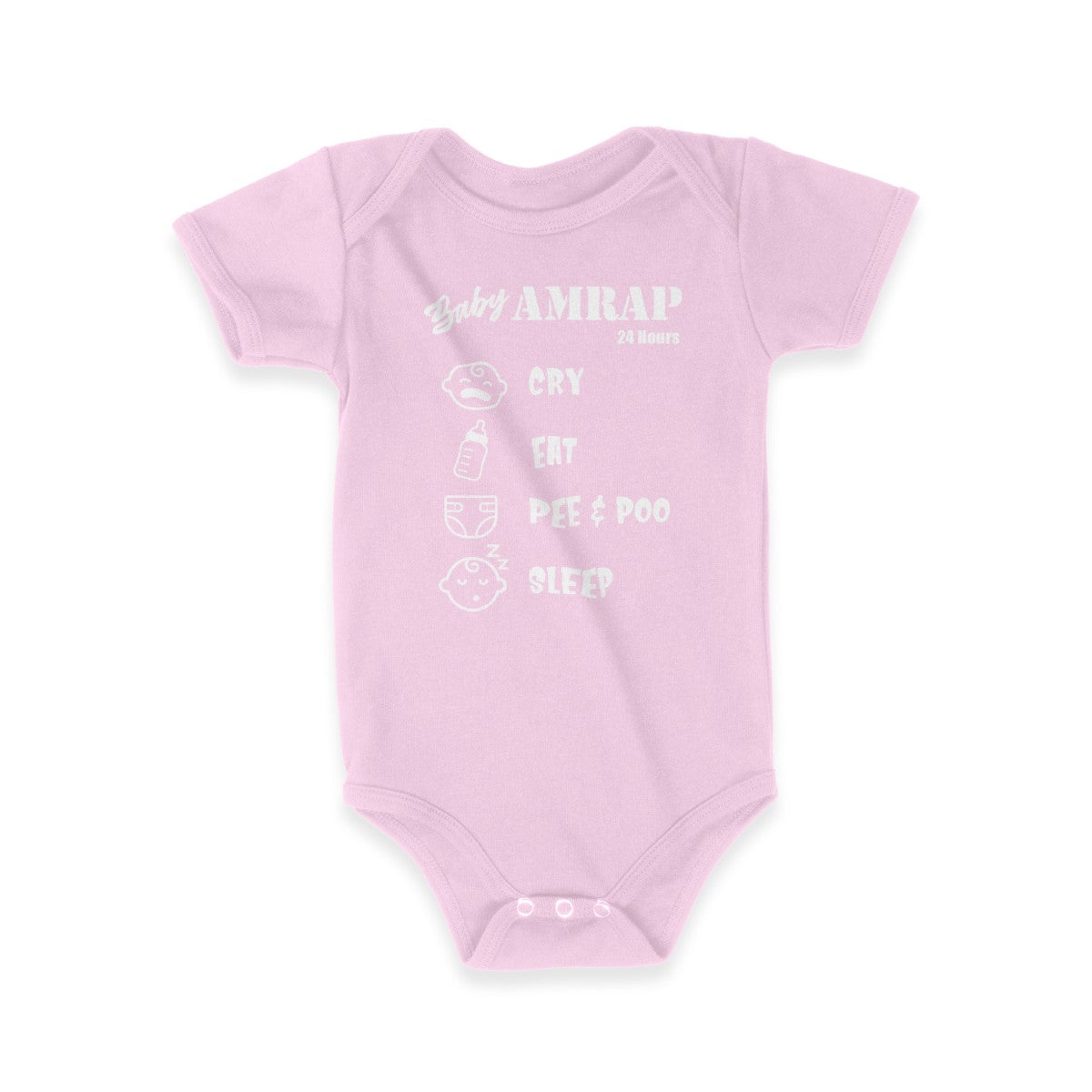 Cocowod ropa crosstraining Body Bebé modelo AMRAP 24 Hours