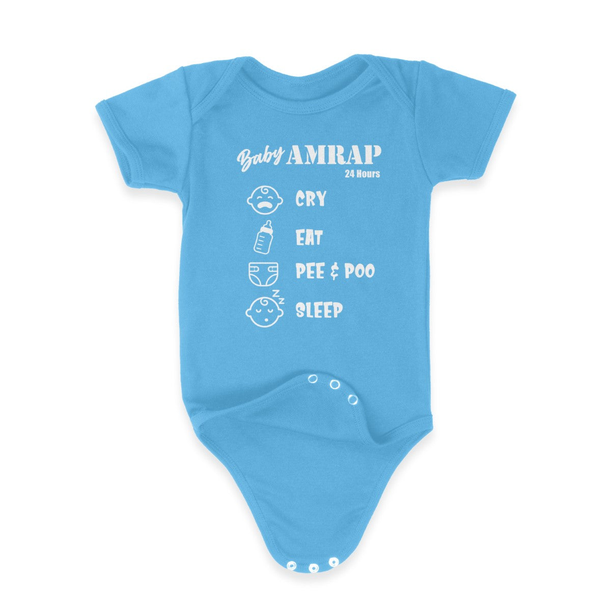 Cocowod ropa crosstraining Body Bebé modelo AMRAP 24 Hours