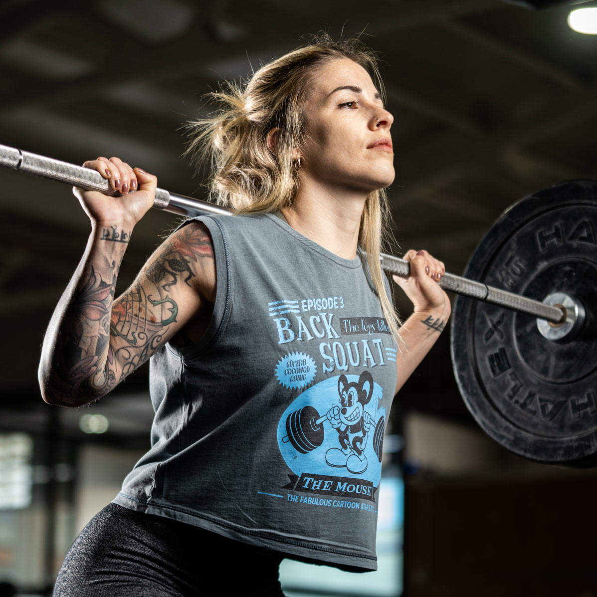 Cocowod ropa crosstraining Crops & Camisetas Cropped modelo Back Squat | Crop Top