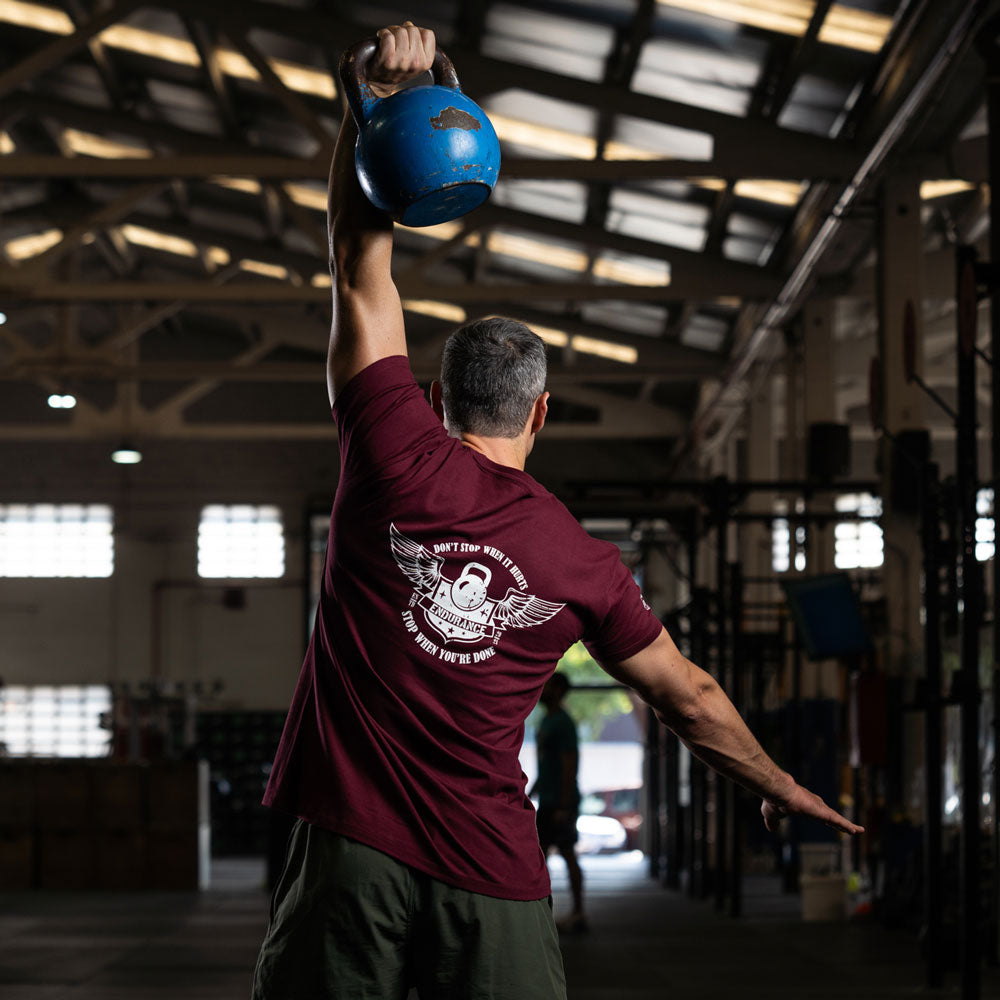 camiseta hombre algodón crosstraining ropa cocowod atleta