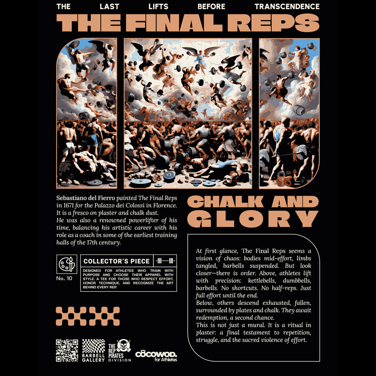 Cocowod ropa crosstraining Camiseta Unisex modelo The Final Reps | Oversized